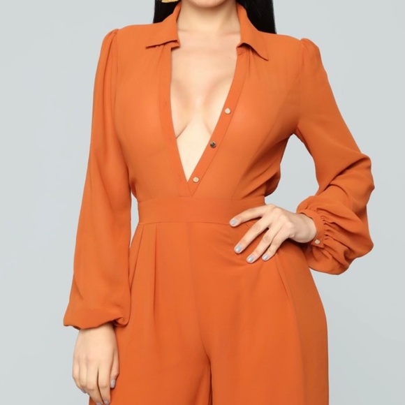 Long Sleeve Jumpsuit - Picture 3 of 5